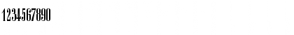 Download Anaconda DB Regular Font Numeric Preview