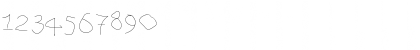 Download AnAlphaBetIsm Regular Font Numeric Preview