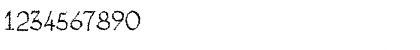 Download AnarckhieRagged Regular Font Numeric Preview