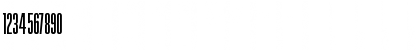 Download Anderson Captain Scarlet Regular Font Numeric Preview
