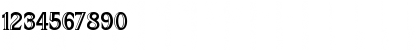 Download Anderson Regular Font Numeric Preview