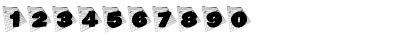 Download BlaxxOnGrid Regular Font Numeric Preview