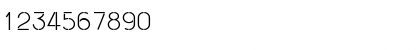 Download AndrewAndyStencil Regular Font Numeric Preview