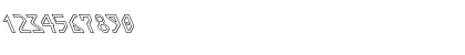 Download Angles 1 Regular Font Numeric Preview