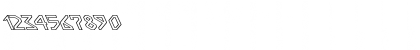 Download Angles 2 Regular Font Numeric Preview