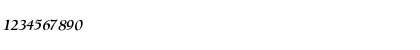 Download AnglosaxOblique Regular Font Numeric Preview