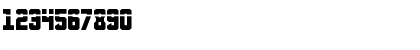 Download Anitlles Laser Regular Font Numeric Preview