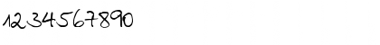 Download AnkeHand Regular Font Numeric Preview