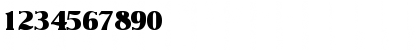 Download BlendenDisplaySSK Regular Font Numeric Preview