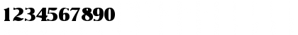 Download BlendenDisplaySSK Regular Font Numeric Preview
