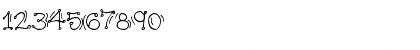 Download AnniesWiggleDots Regular Font Numeric Preview
