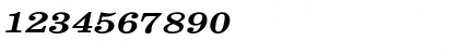 Download Annual Extended BoldItalic Font Numeric Preview