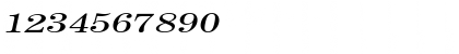 Download Annual Extended Italic Font Numeric Preview