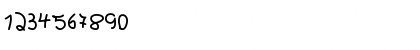 Download ANS dislekt Regular Font Numeric Preview