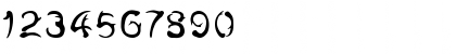 Download antlers Regular Font Numeric Preview