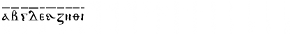 Download AntoniousOL OverLine Thin Regular Font Numeric Preview
