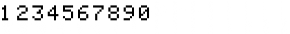 Download AppleII Regular Font Numeric Preview