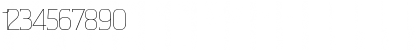 Download Aquarius Regular Font Numeric Preview