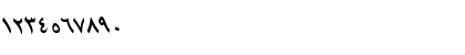 Download ArabicRiyadhSSK BoldItalic Font Numeric Preview