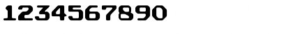 Download Arcade R Font Numeric Preview