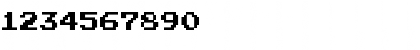 Download Arcadepix Regular Font Numeric Preview