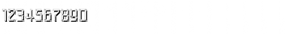 Download ArchitypoShadow Regular Font Numeric Preview