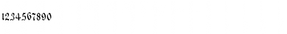 Download Ardenwood Regular Font Numeric Preview