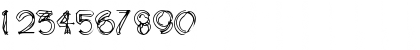 Download area LINEe Regular Font Numeric Preview