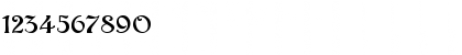 Download Argos George Regular Font Numeric Preview