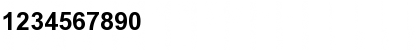 Download Arial Digiscream Bold Font Numeric Preview