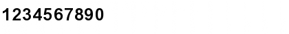 Download Arial Monospaced MT Regular Font Numeric Preview