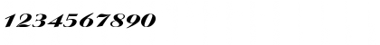 Download Ariston Wd Regular Font Numeric Preview