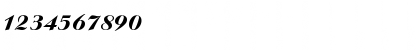 Download Ariston-Normal-Italic Regular Font Numeric Preview