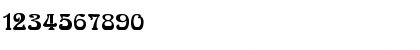 Download Arnold Bocklin MN Regular Font Numeric Preview