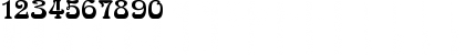 Download Arnold BocklinC Initial One Regular Font Numeric Preview