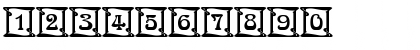 Download Arnold Becker Ini Regular Font Numeric Preview