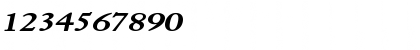 Download BlissExtended BoldItalic Font Numeric Preview