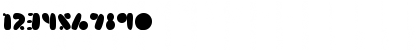 Download Arsenale Blue Regular Font Numeric Preview