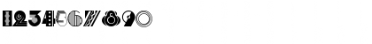Download Art-Decoretta Regular Font Numeric Preview