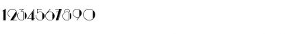 Download Artdeco MN Regular Font Numeric Preview