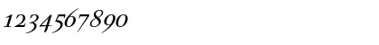 Download Artemius SN Italic Font Numeric Preview