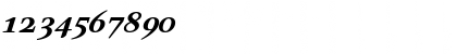 Download Artemius SN TT Bold Italic Font Numeric Preview