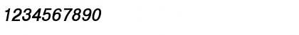 Download ArtsansLightC BoldItalic Font Numeric Preview