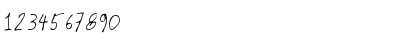 Download Arturo Regular Font Numeric Preview