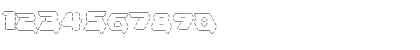 Download Asciid Regular Font Numeric Preview