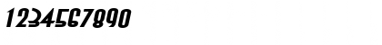 Download AsiaExtended BoldItalic Font Numeric Preview