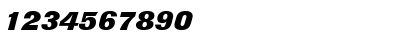 Download ATDerek Italic Font Numeric Preview