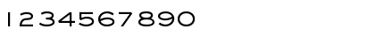 Download ATSackersGothic Regular Font Numeric Preview