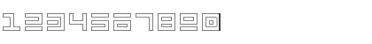 Download Atari 1 Regular Font Numeric Preview