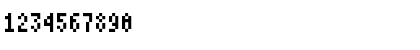 Download Atari Small Font Numeric Preview